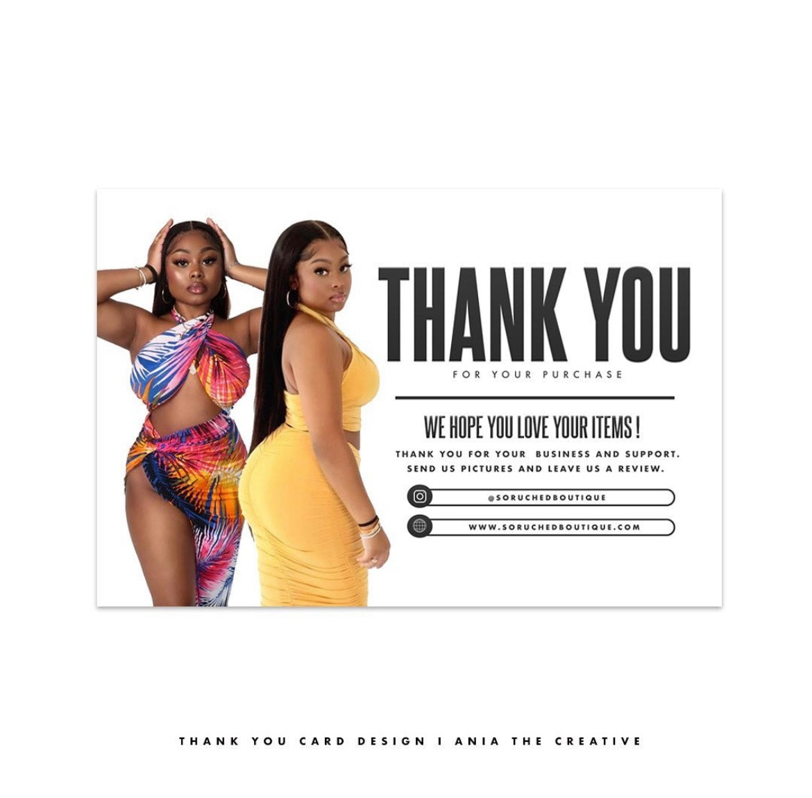 Thank You Card Design